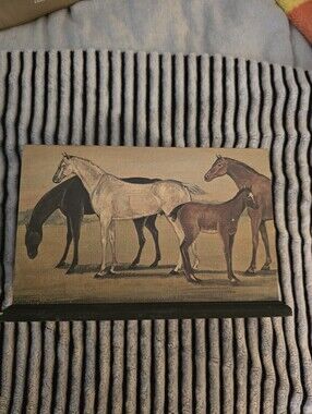 Equestrian Horses Themed Home Decor Mail Holder